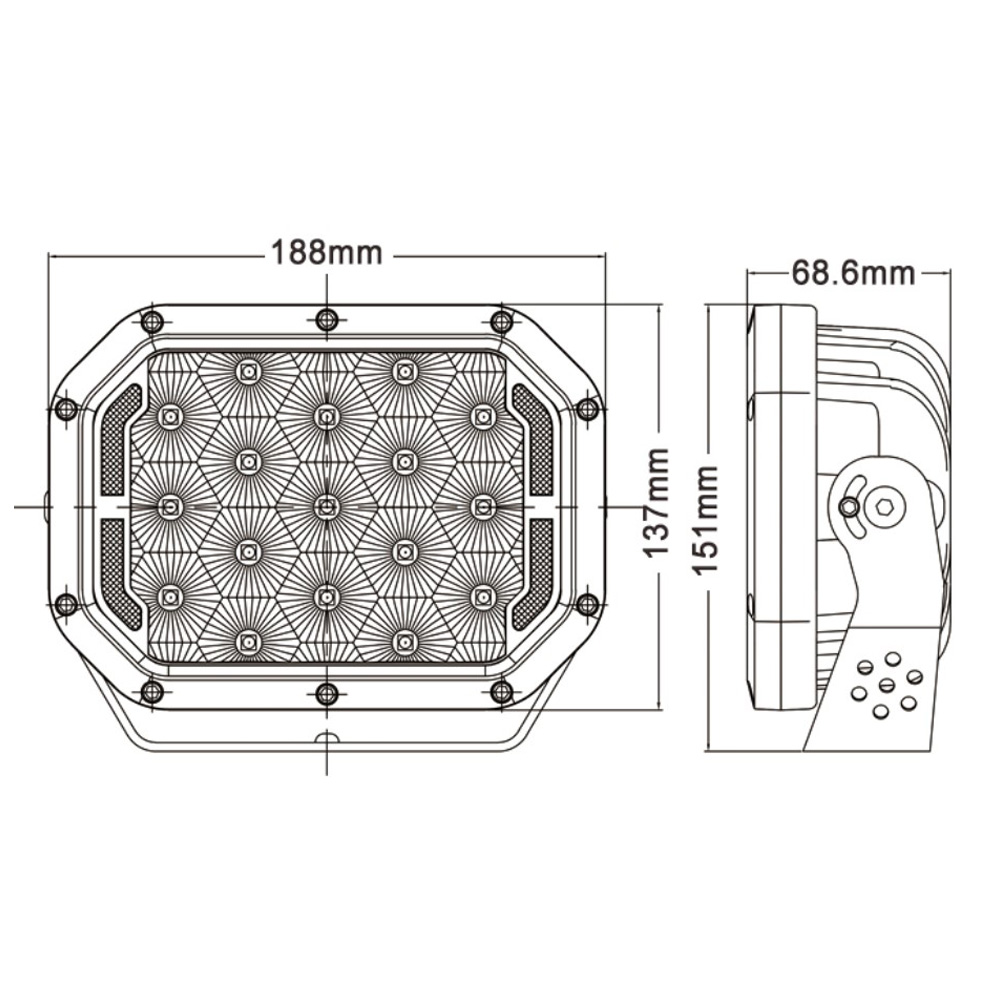 LED Collection - Driving Light HM-F017