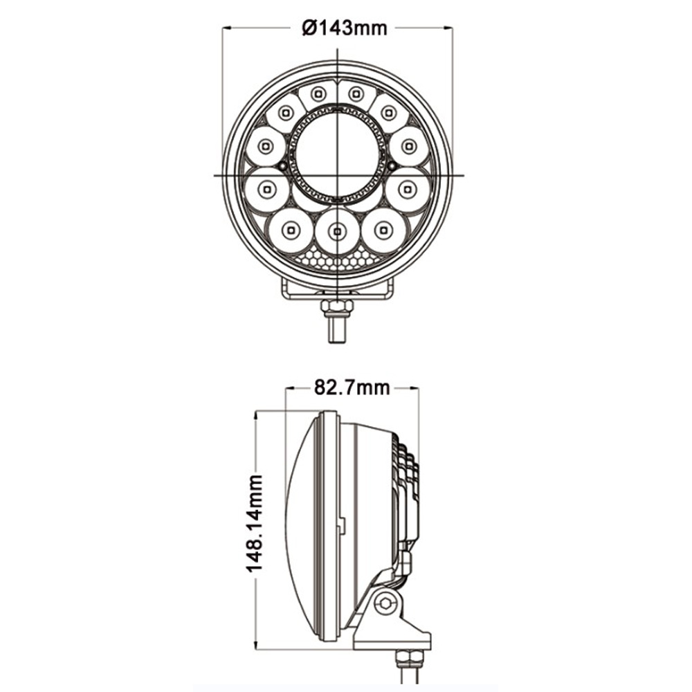 SMART CONTROL COLLECTION - DRIVING LIGHT HM-2006X