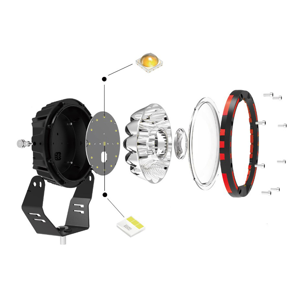 SMART CONTROL COLLECTION - DRIVING LIGHT HM-2117 exploded diagram