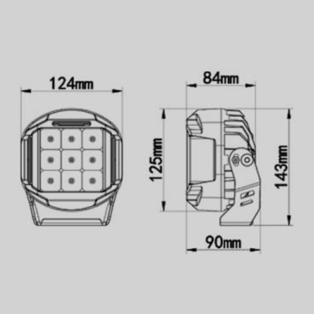 LED Collection - OSRAM DRIVING LIGHT HM-2126B