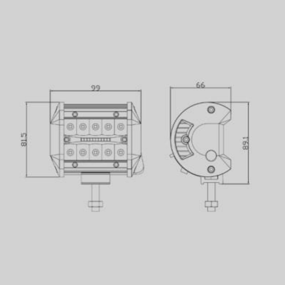 LED Collection-Work Light HM-E3B size